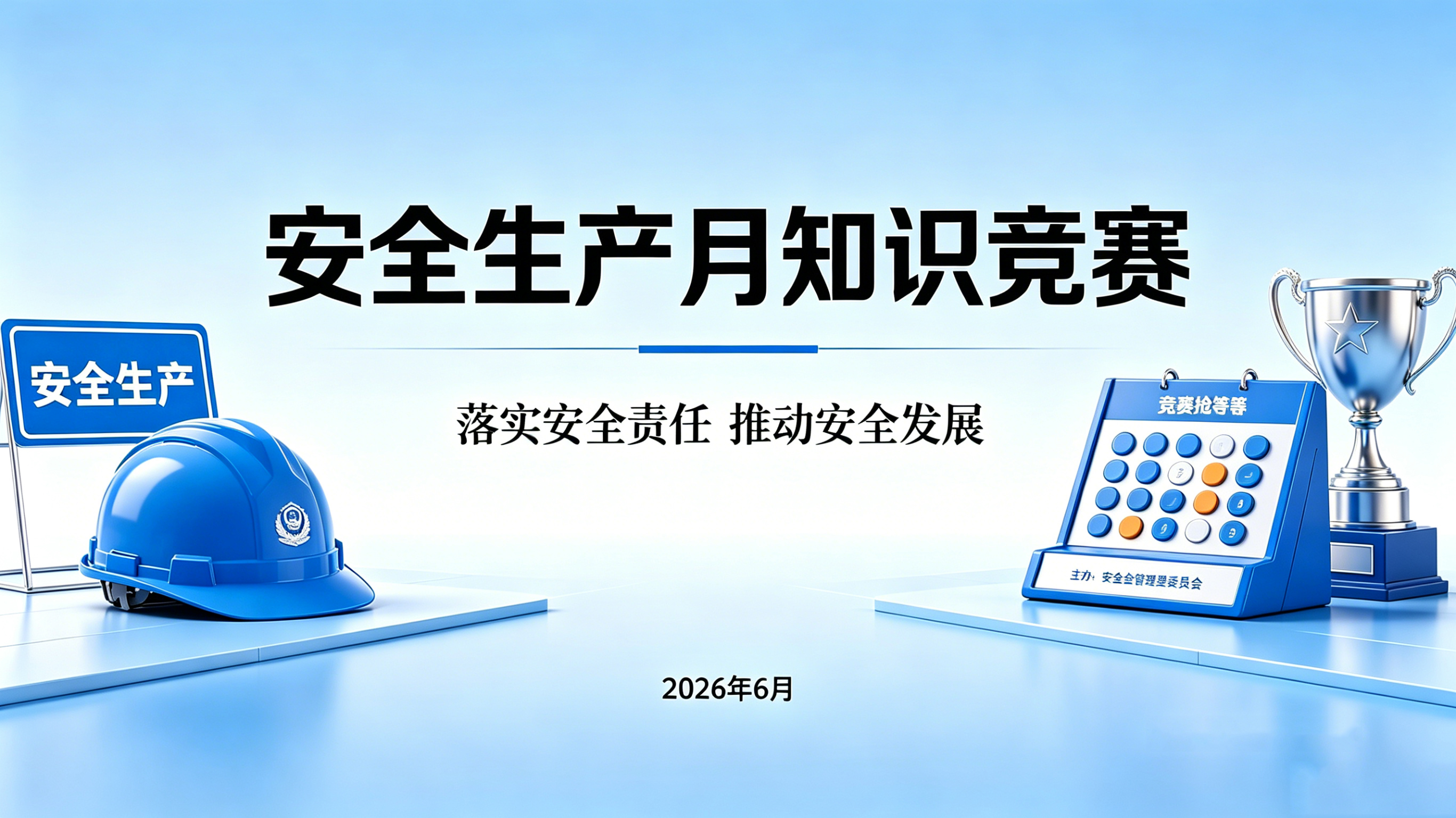 2026年安全生产月  安全知识竞赛活动实施方案